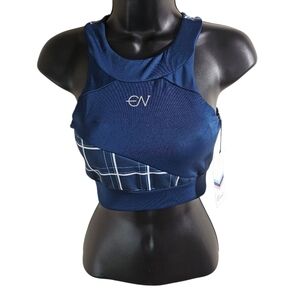 Enavant Sports Bra Mock Neck High Small
